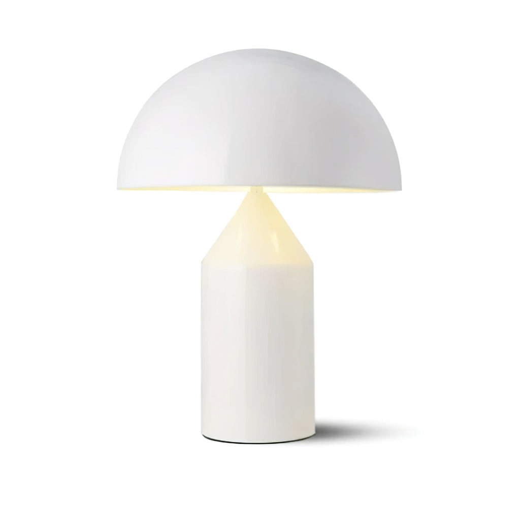 Lampe à poser moderne Sturla en métal Brillant blanc