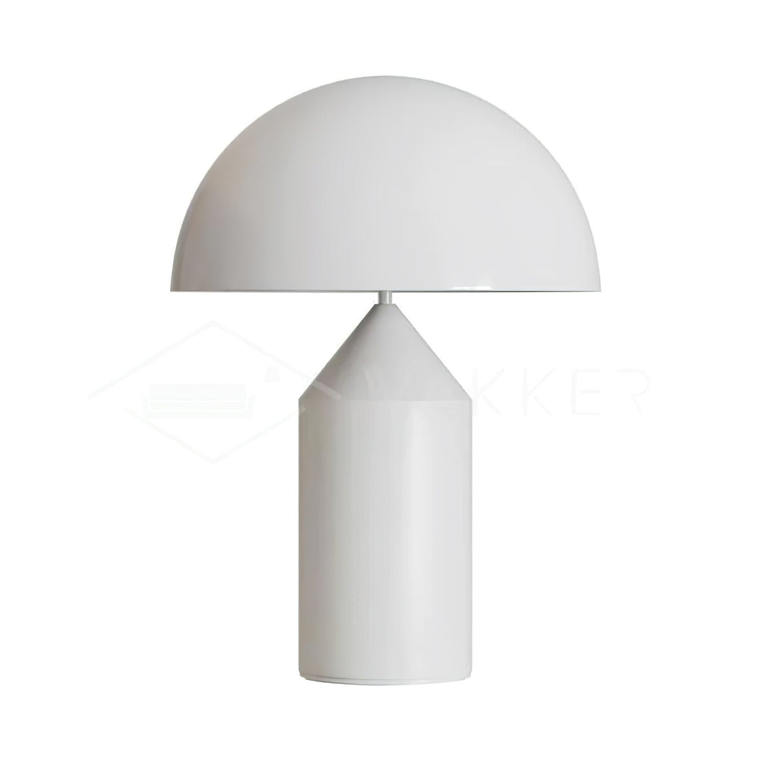 Lampe à poser moderne Sturla en métal Mat blanc