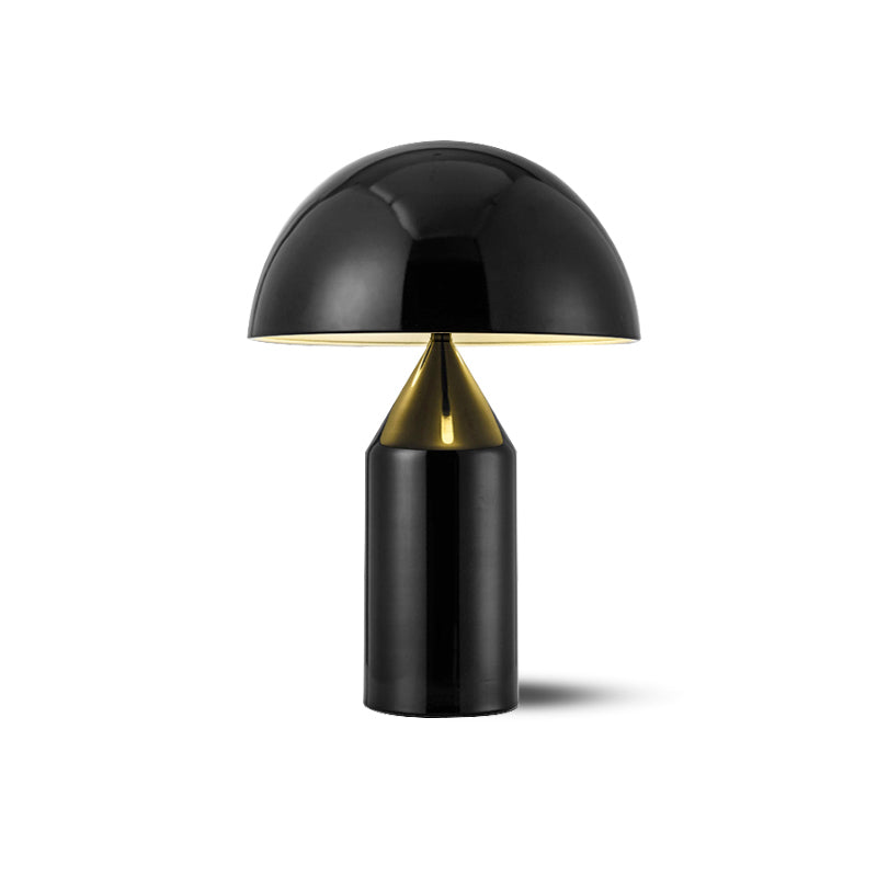 Lampe à poser moderne Sturla en métal Brillant noir