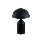 Lampe à poser moderne Sturla en métal Mat noir