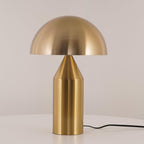 Lampe à poser moderne Sturla en métal Brillant noir