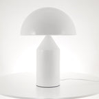 Lampe à poser moderne Sturla en métal Brillant blanc