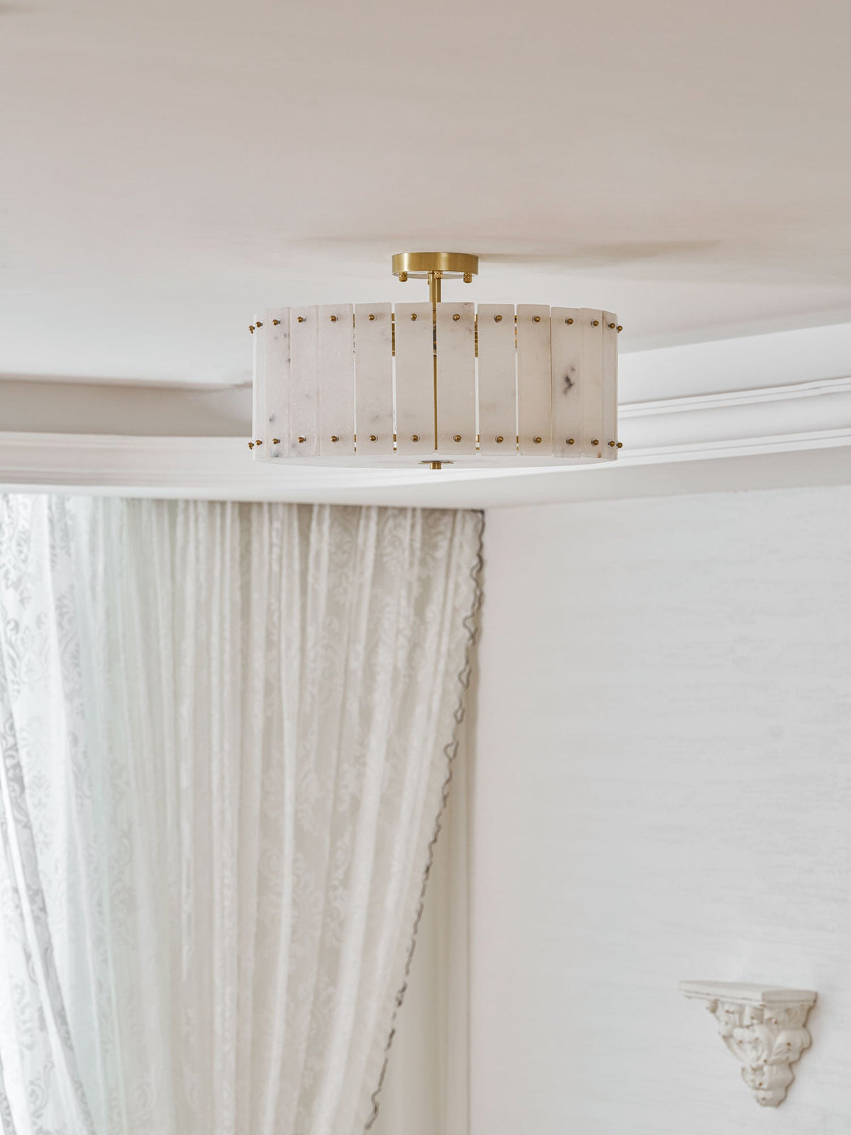 Aurelia Alabaster Ring Ceiling Lamp