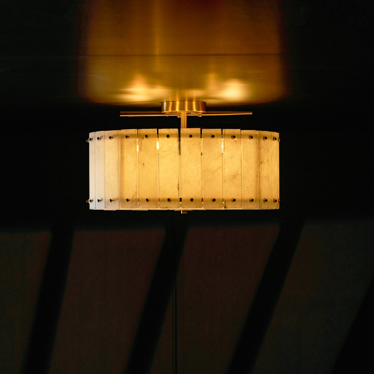 Aurelia Alabaster Ring Ceiling Lamp