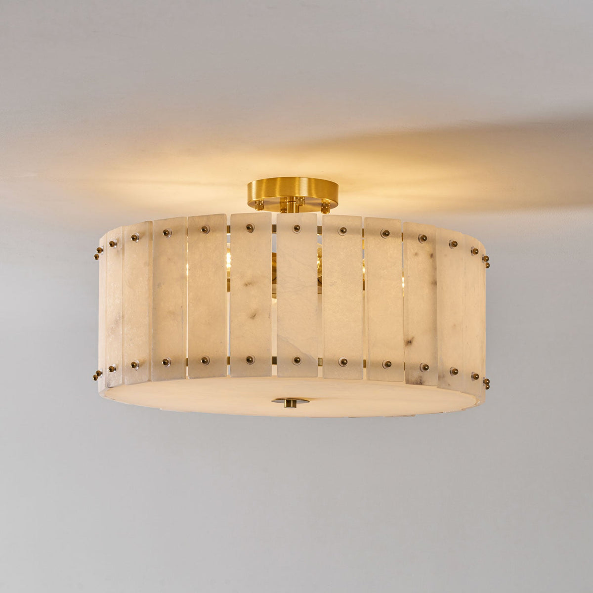 Aurelia Alabaster Ring Ceiling Lamp