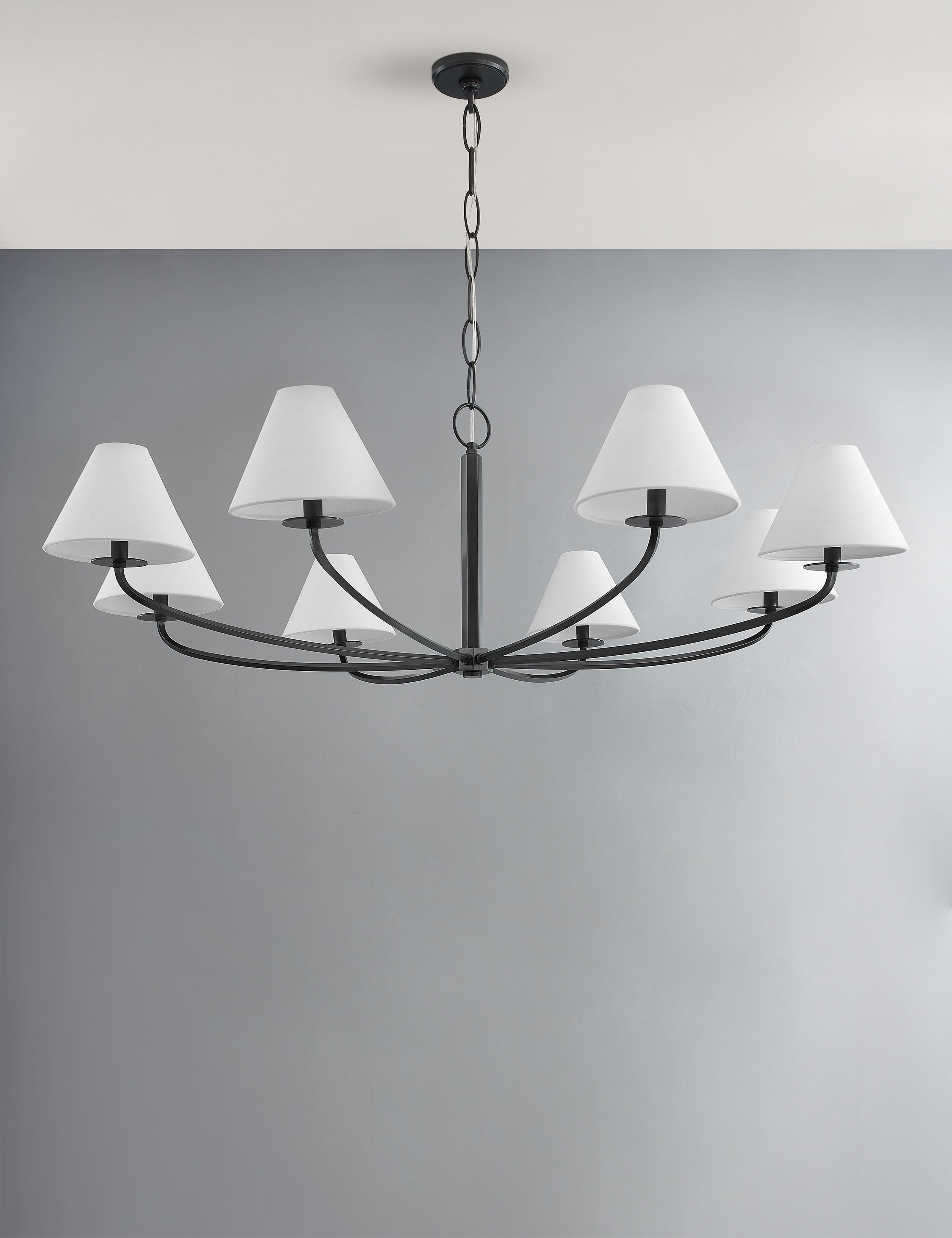 Lustre contemporain Eilert en bronze - Bronze