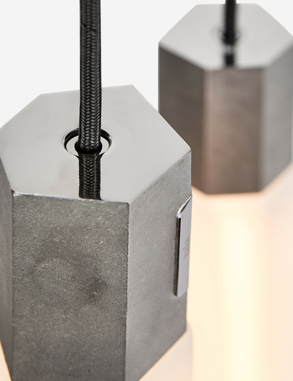 Suspension moderne Asgrimur en acier inoxydable - Acier inoxydable