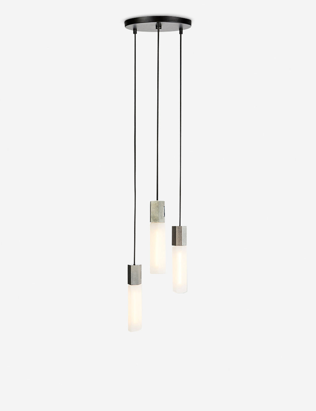 Suspension moderne Asgrimur en acier inoxydable - Acier inoxydable