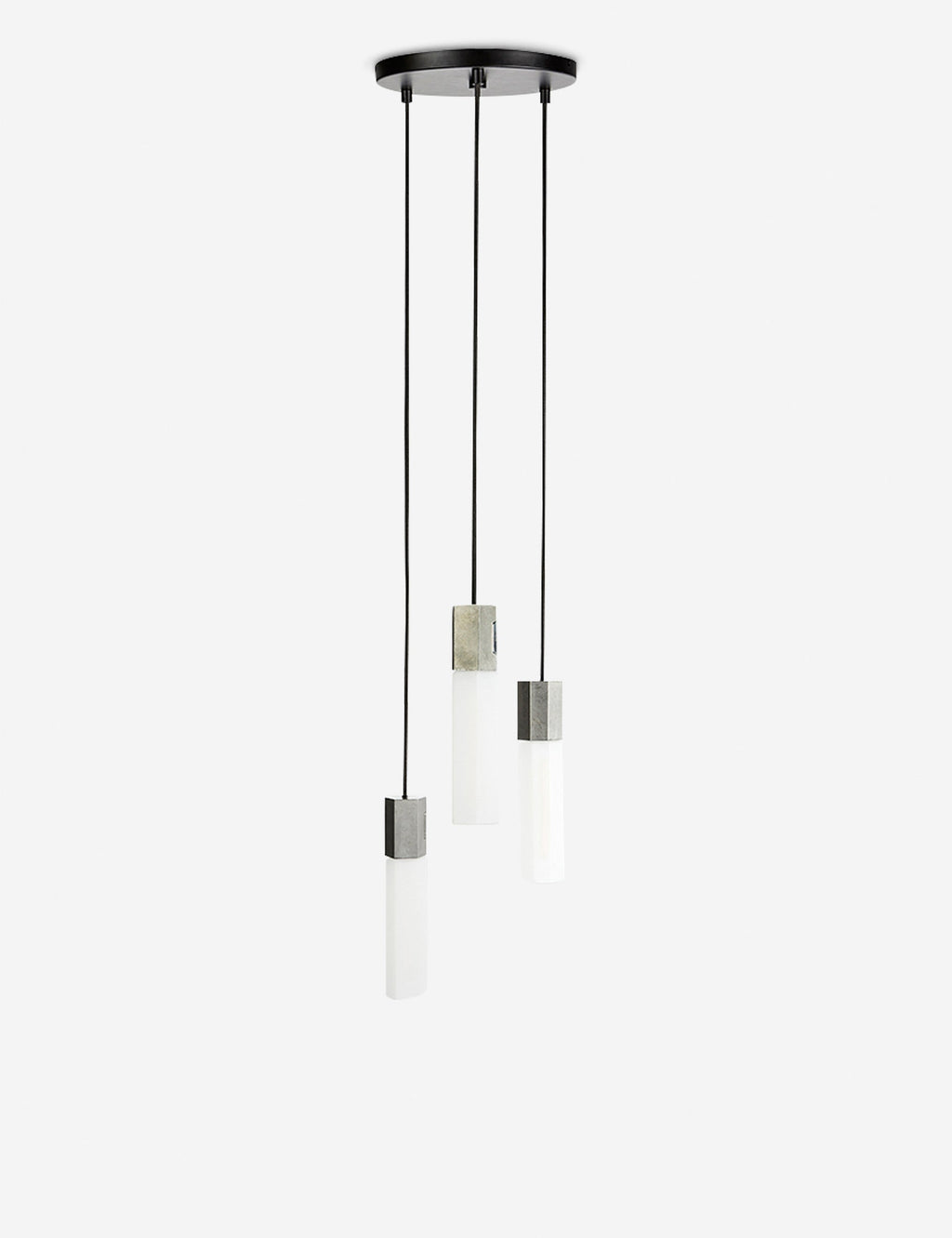 Suspension moderne Asgrimur en acier inoxydable - Acier inoxydable