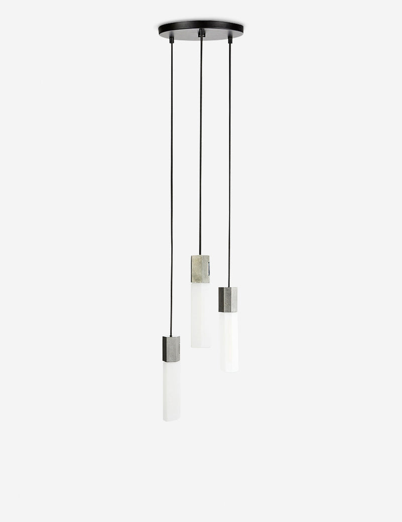 Suspension moderne Asgrimur en acier inoxydable - Acier inoxydable