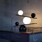 Lampe à poser moderne Voima en Marbre, Verre Doré