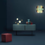 Lampe à poser moderne Voima en Marbre, Verre Noir
