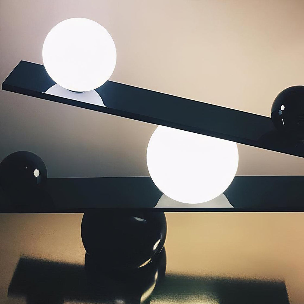 Lampe à poser moderne Voima en Marbre, Verre Noir