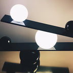 Lampe à poser moderne Voima en Marbre, Verre Doré