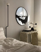 Lampe à poser moderne Voima en Marbre, Verre Noir