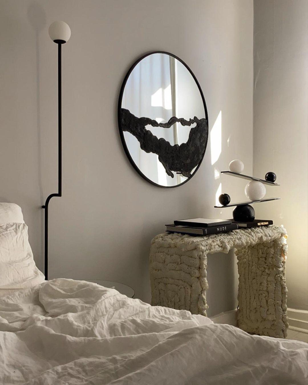 Lampe à poser moderne Voima en Marbre, Verre Doré