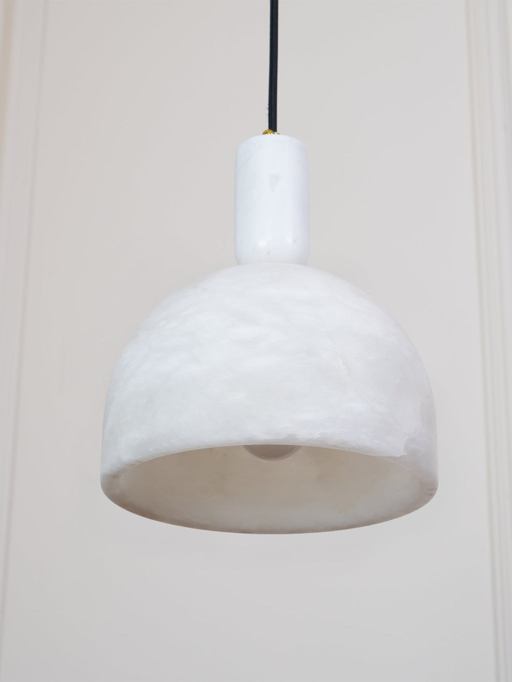 Suspension moderne Draco en Albâtre Blanc