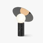 Lampe à poser moderne Demond en Or et blanc marbre