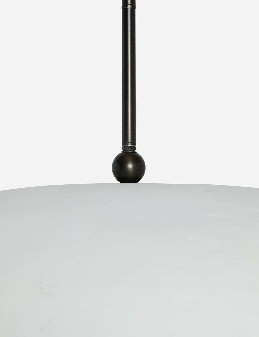 Suspension design Ludde en métal rosace avec plâtre abat-jour