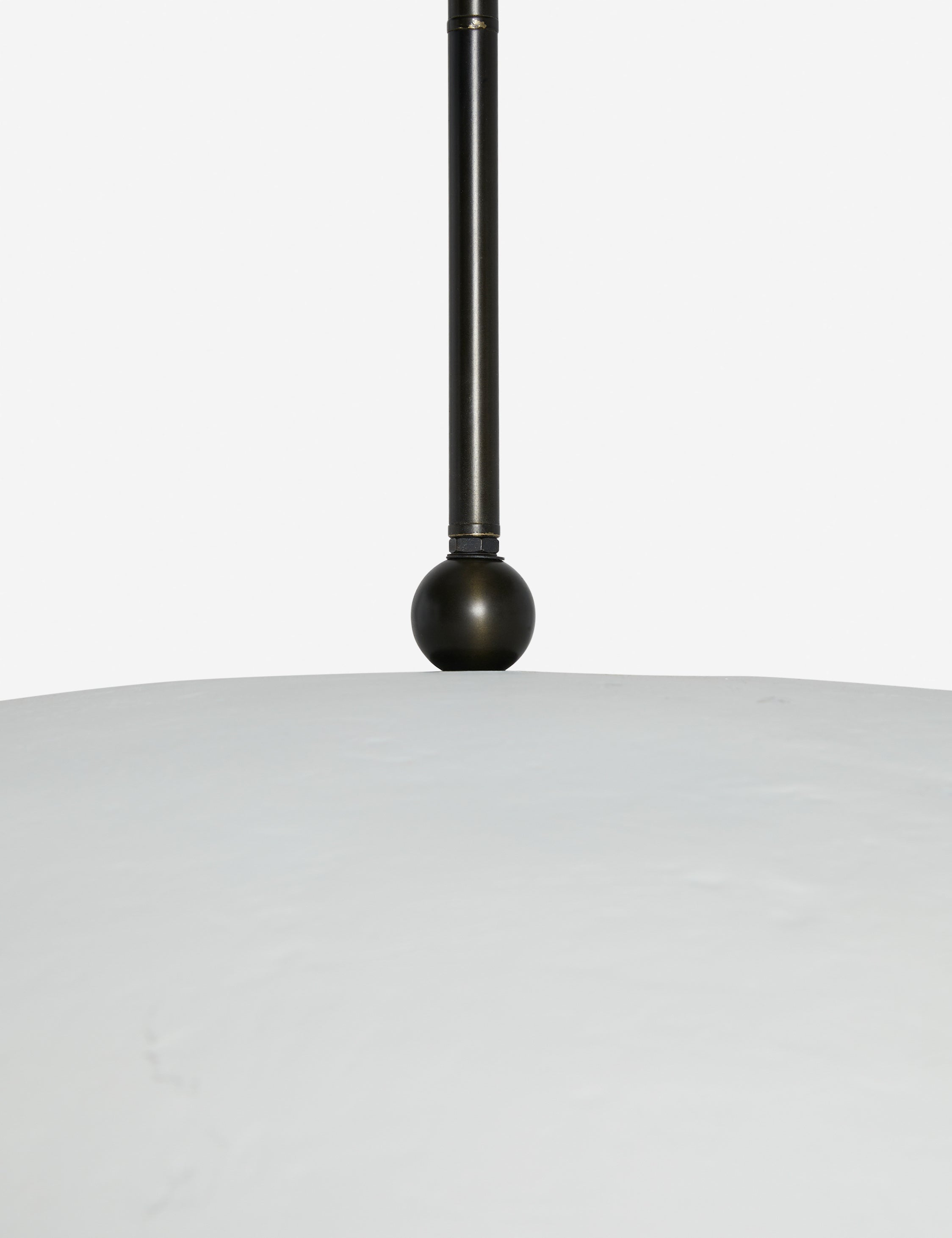Suspension design Ludde en métal rosace avec plâtre abat-jour
