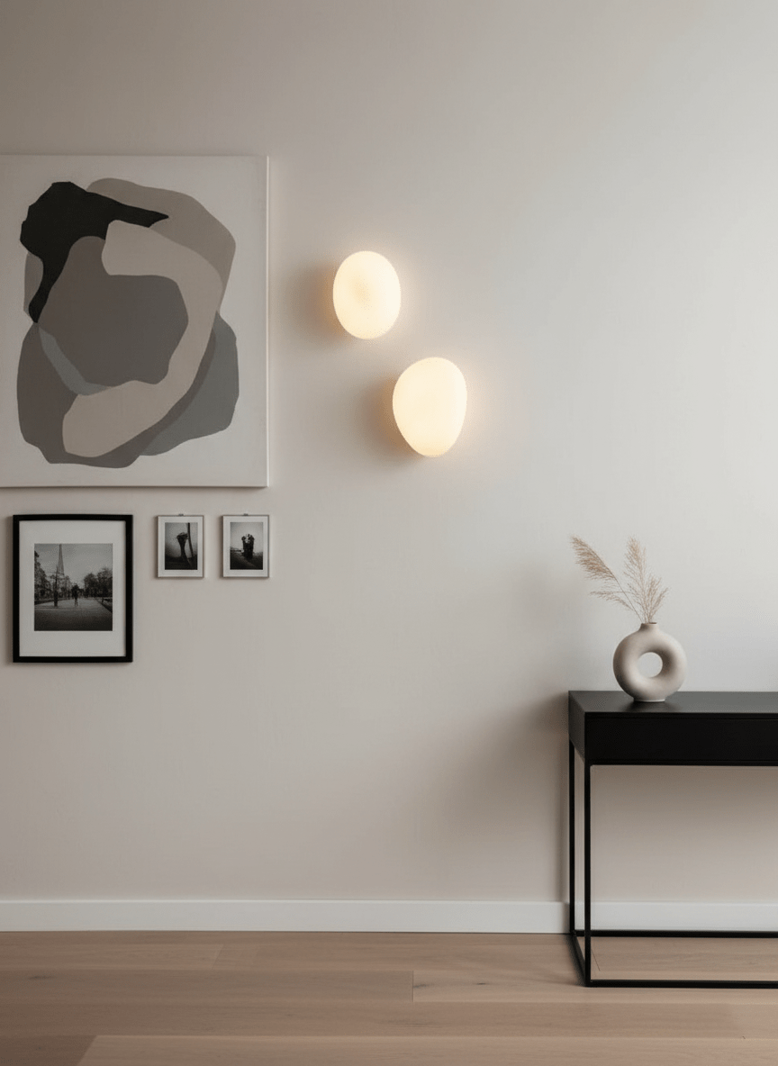 Applique murale moderne Heath en verre Smoky gris et doré