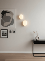 Applique murale moderne Heath en verre Ambre et doré