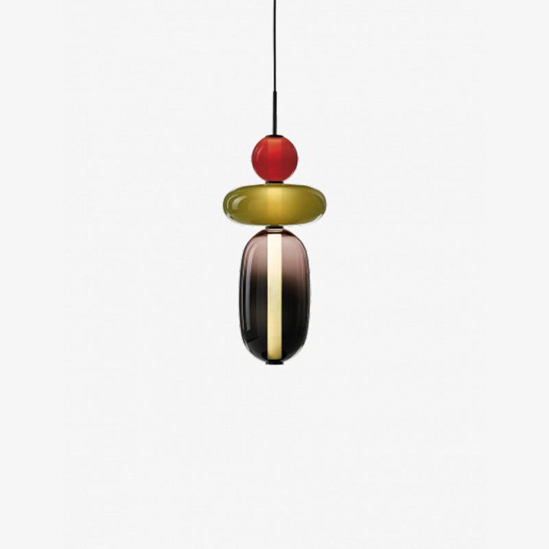 Suspension moderne Osvif en verre Multicolore