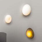 Applique murale moderne Heath en verre Smoky gris et doré