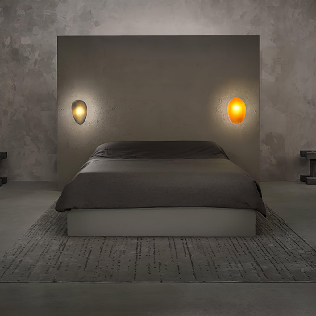 Applique murale moderne Heath en verre Smoky gris et doré