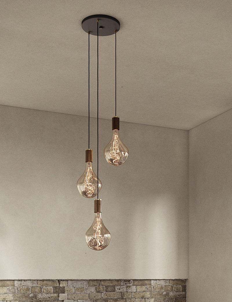 Suspension minimaliste Yrjana en noyer - Noyer