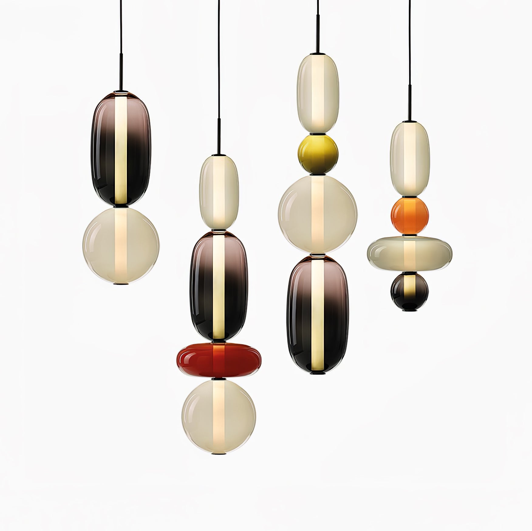 Suspension moderne Osvif en verre Multicolore