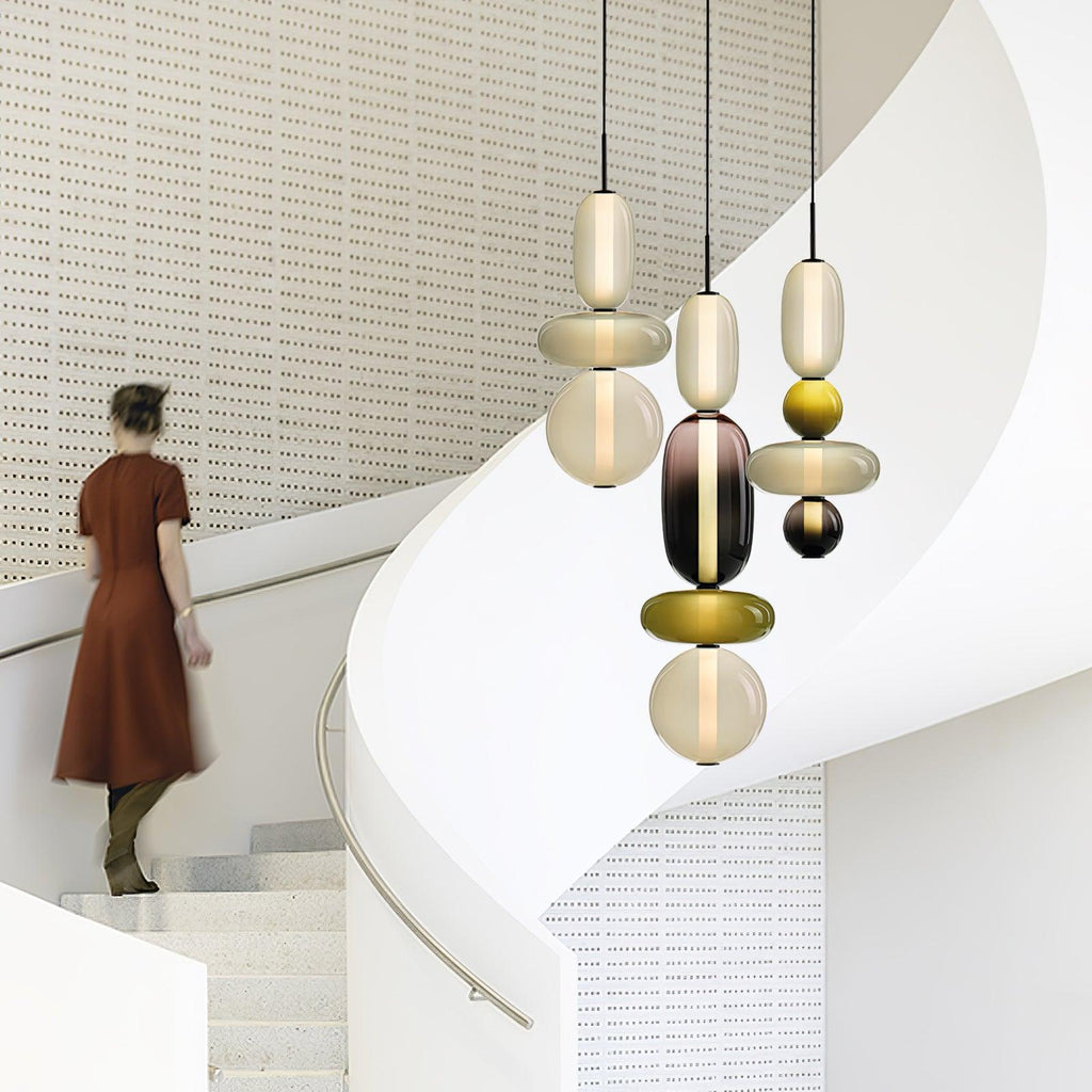 Suspension moderne Osvif en verre Multicolore