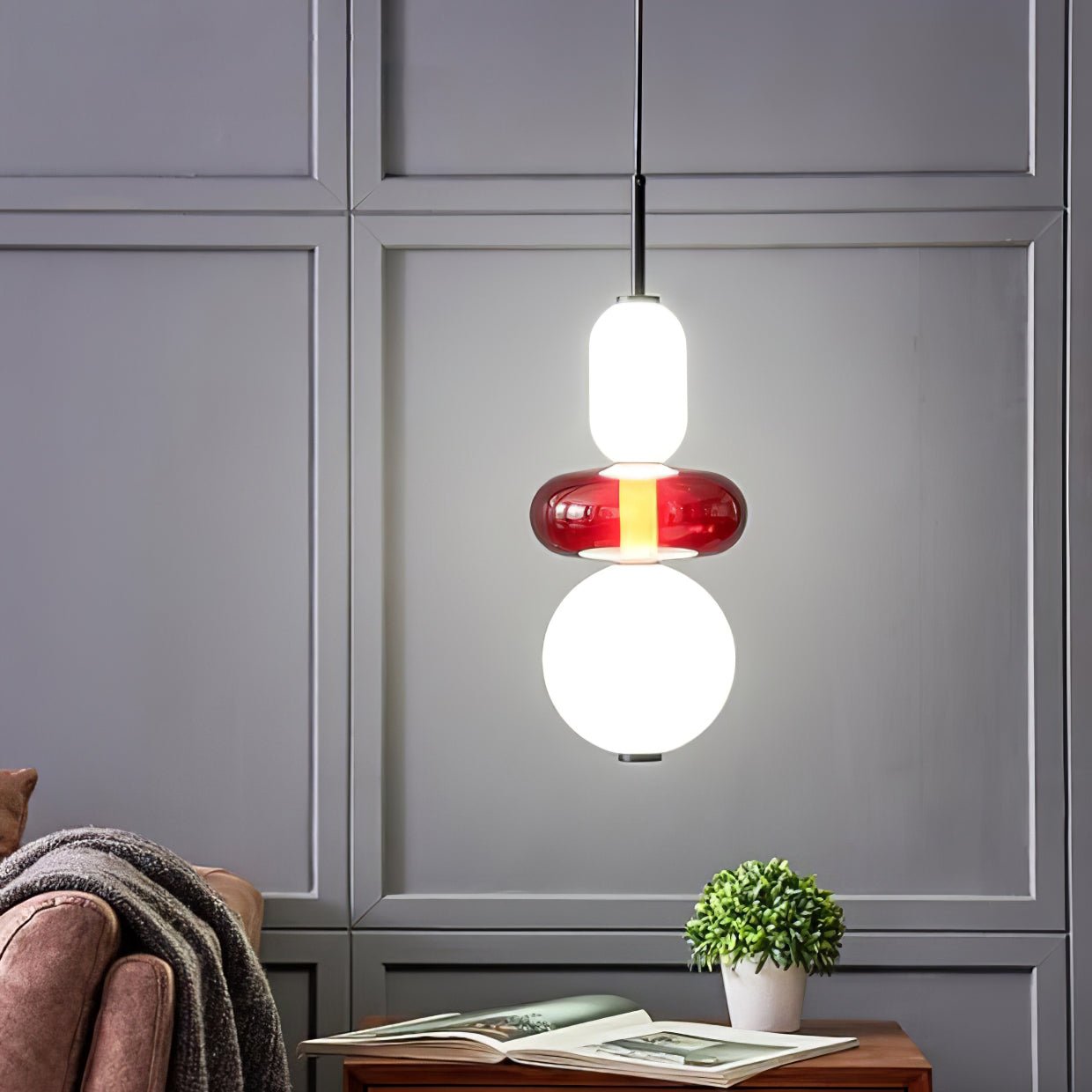 Suspension moderne Osvif en verre Multicolore