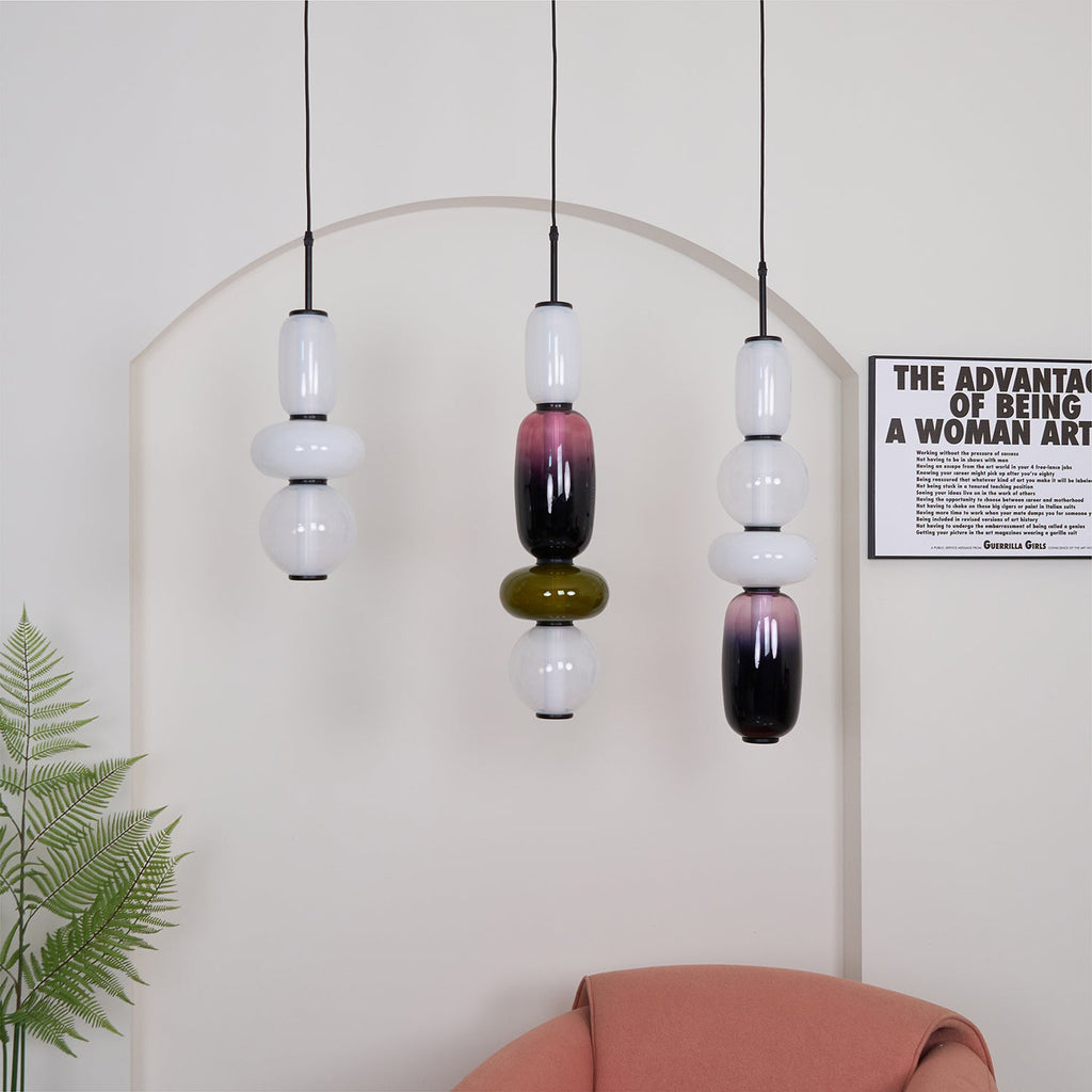 Suspension moderne Osvif en verre Multicolore