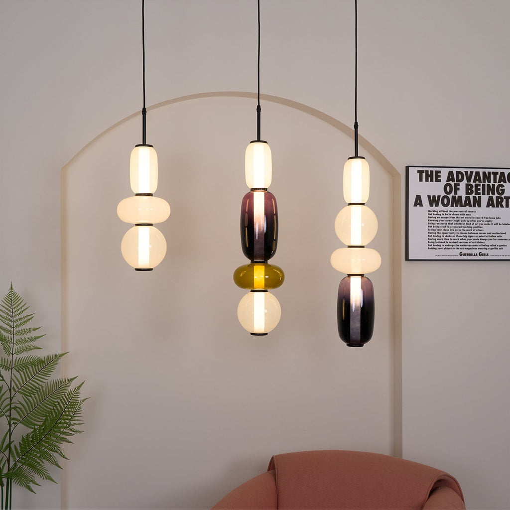 Suspension moderne Osvif en verre Multicolore