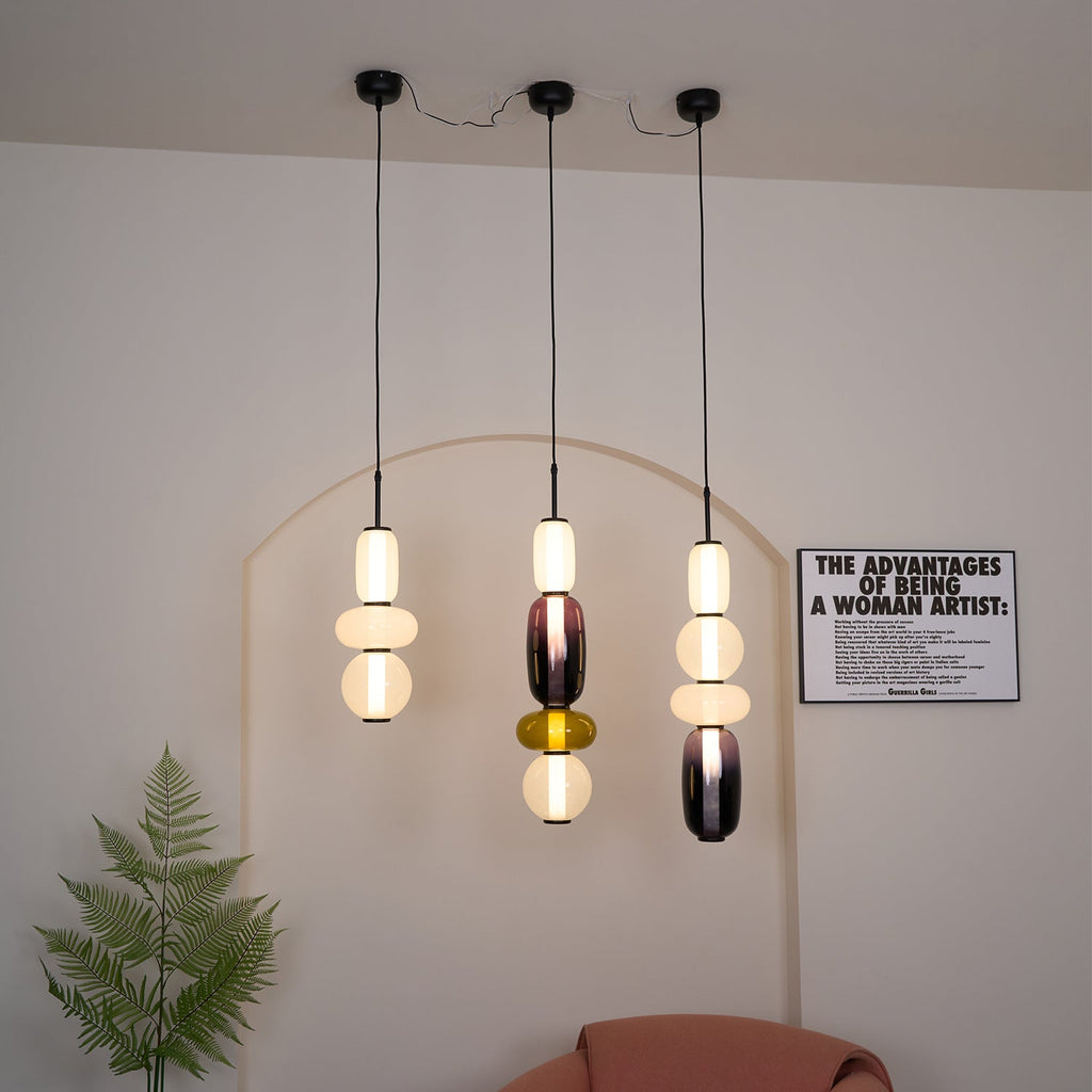 Suspension moderne Osvif en verre Multicolore
