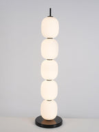 Lampadaire moderne Rodmar en Noir marbre Blanc