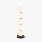 Lampadaire moderne Rodmar en Noir marbre Blanc