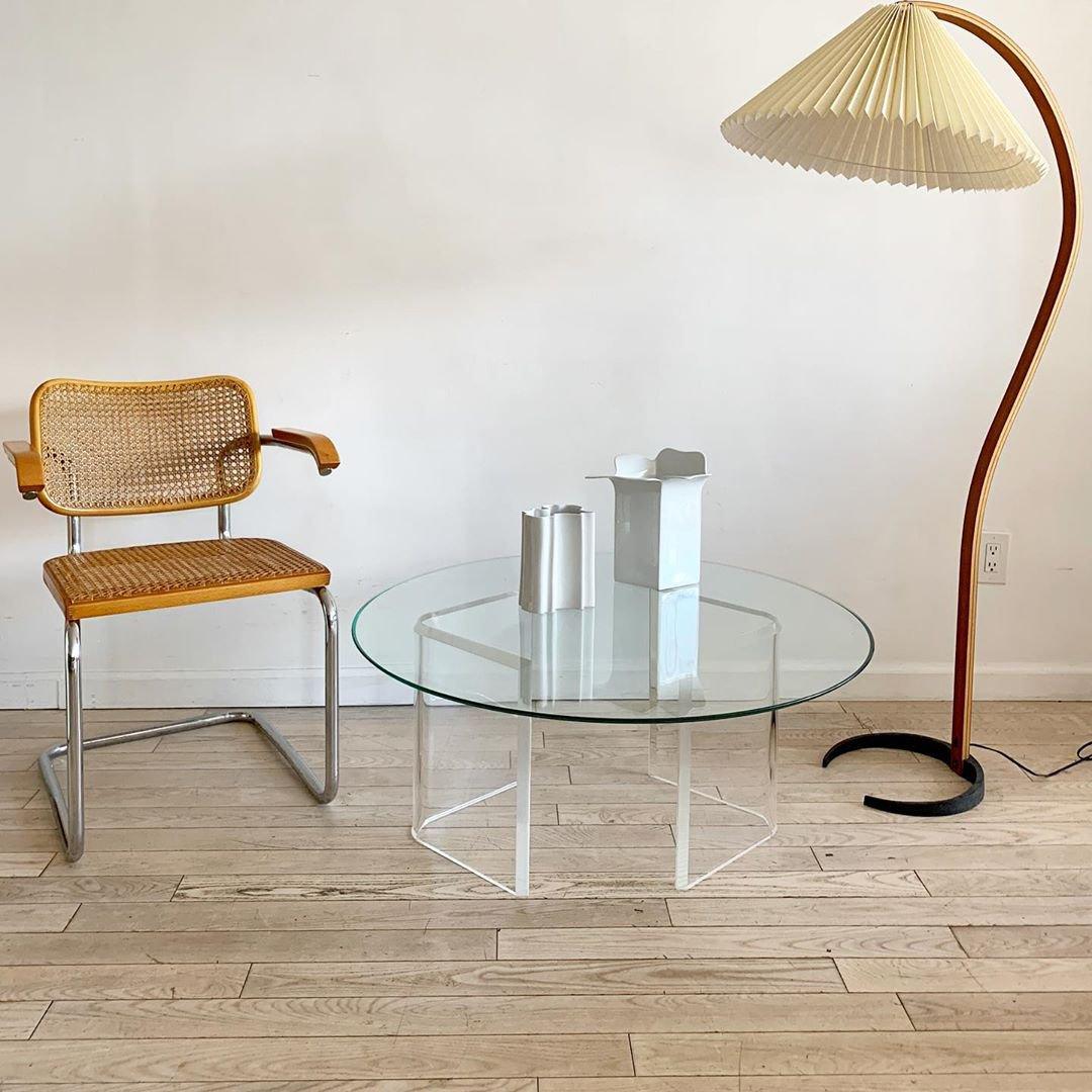 Lampadaire moderne Etan en Métal, Lin Hêtre bois et beige