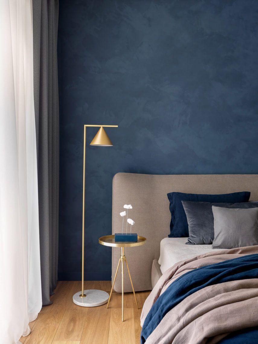 Lampadaire moderne Tuomas en Marbre Noir