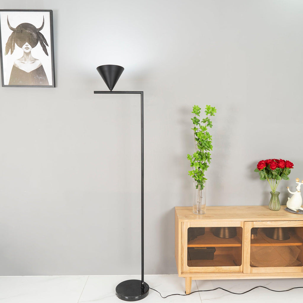 Lampadaire moderne Tuomas en Marbre Noir