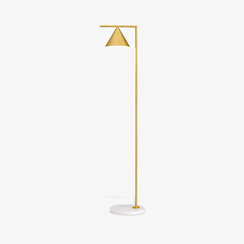 Lampadaire moderne Tuomas en Marbre Noir