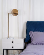Lampe à poser moderne Tuomas en Marbre Noir