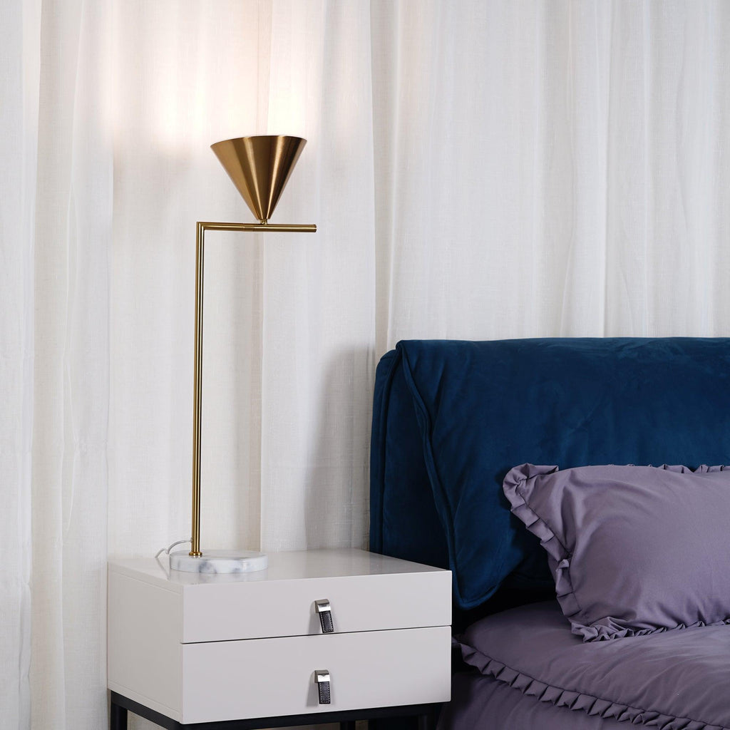Lampe à poser moderne Tuomas en Marbre Noir