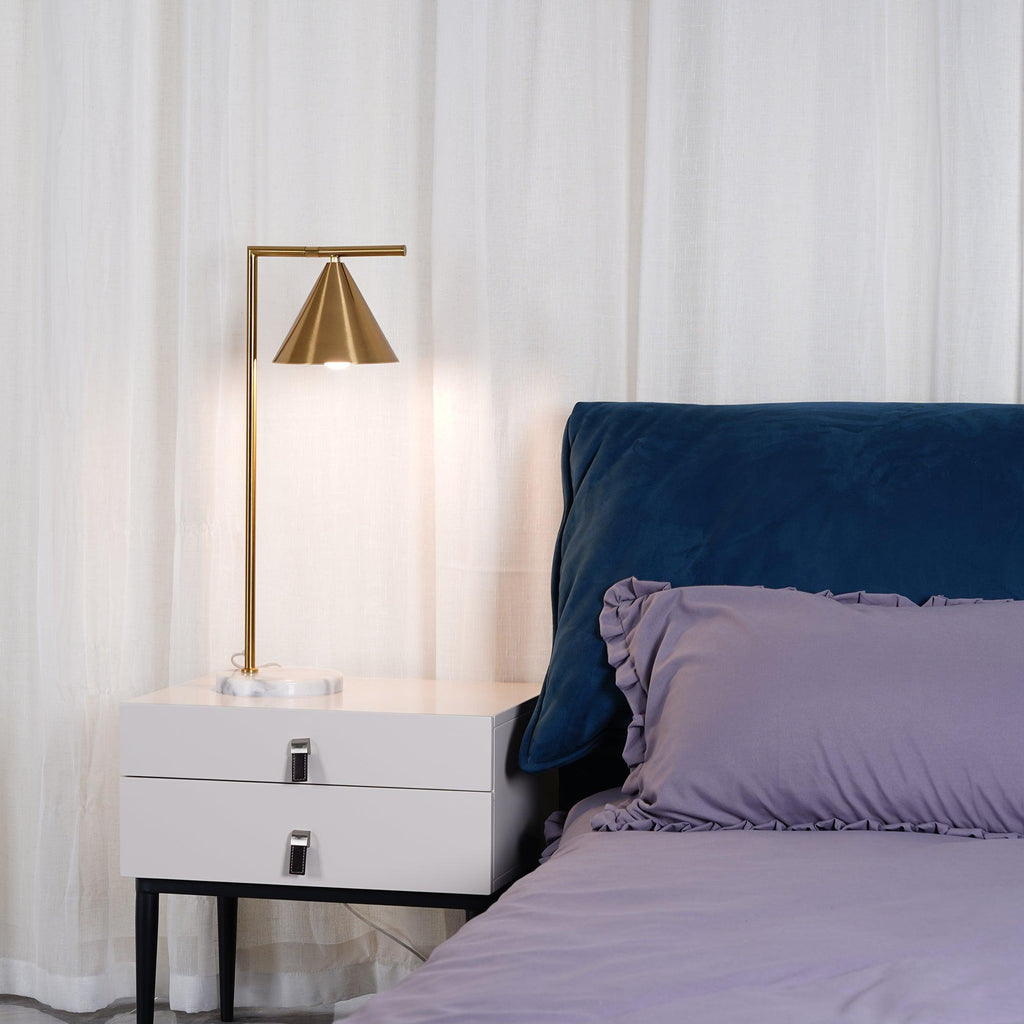 Lampe à poser moderne Tuomas en Marbre Noir