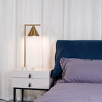 Lampe à poser moderne Tuomas en Marbre Doré