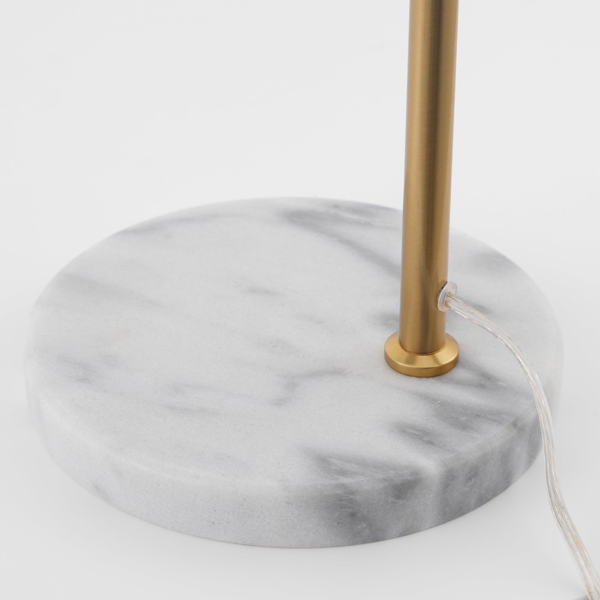 Lampe à poser moderne Tuomas en Marbre Doré