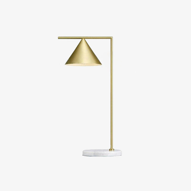 Lampe à poser moderne Tuomas en Marbre Doré