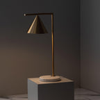 Lampe à poser moderne Tuomas en Marbre Doré
