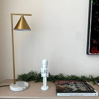 Lampe à poser moderne Tuomas en Marbre Noir